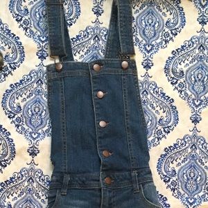 Denim overalls